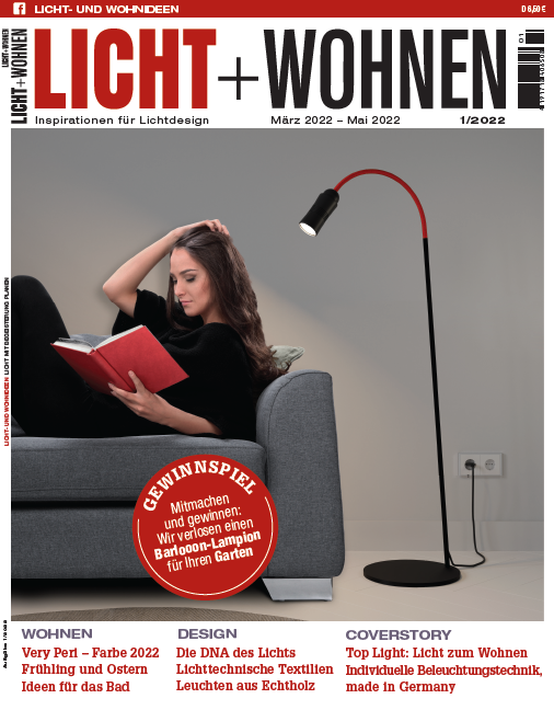 Licht+Wohnen Magazin 03/22 Titelblatt